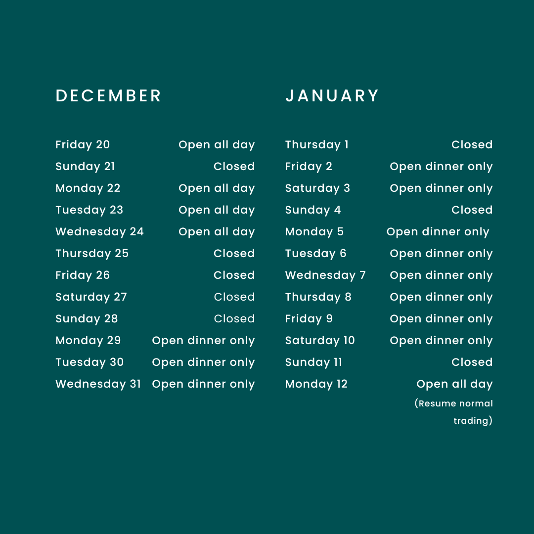 Holiday Hours Roma 2025 RV5